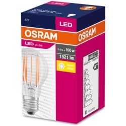 Лампа Osram Value Filament CLA100 1520lm/827 E27