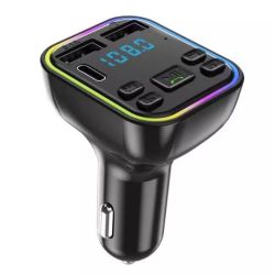 Авто Трансмитер Cyberlife G38 MP3 FM RGB Quck charge