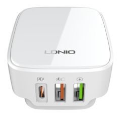 Зарядно устройство Ldnio Q334 USB A + USB C с кабел USB C 32W