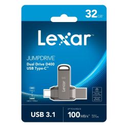 USB Flash Drive Lexar 3.1 32GB Dual Type-C/USB-A 100MB/s