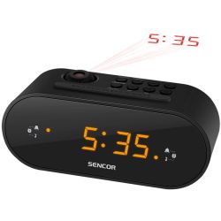 Радиочасовник Sencor SRC 3100B прожекция