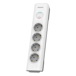 Разклонител Philips SPN-7040 SURGE PROTECTOR 4 гнезда, 16A,2m