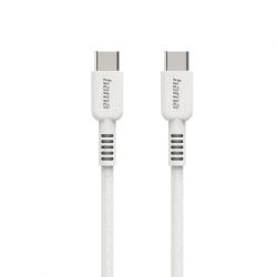 Кабел Hama 187282 ECO USB-C - USB-C 1 м бял