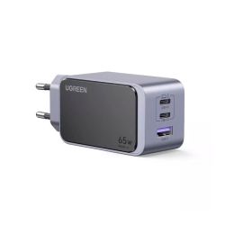 Зарядно устройство Ugreen X553 220V, 2xUSB-C, 1xUSB A, Gan, 65W