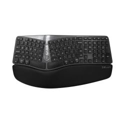 Клавиатура Delux GM901D 2.4G + BT3.0+5.0 - черна