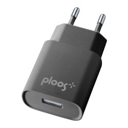 Зарядно устройство Ploos PL 220V USB 2A черно