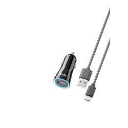 Зарядно устройство Ploos PL 12V за кола USB-C, 2A черно