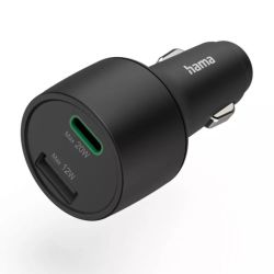 Зарядно устройство Hama 201690 USB-C, USB-A, (PD)/QC, 32W, ЧЕРНО