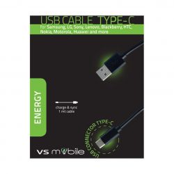 Кабел VS Mobile USB-A към USB-C 1m W1MMC
