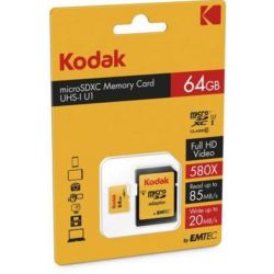 Карта памет Kodak micro SDXC 64GB Class10 85MB/s