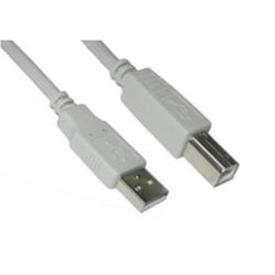 Кабел Vcom CU-201 USB 2.0 Type A/Type B 1.5m.