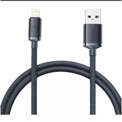 Кабел Baseus USB А to Iphone fast 2.4A 100W CAJY000701 grey 1.2