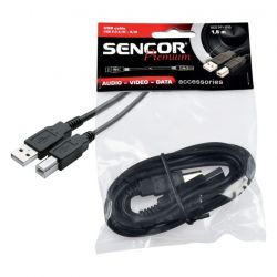 Кабел Sencor SCO 511-015 USB-A/M - B/M  1.5m