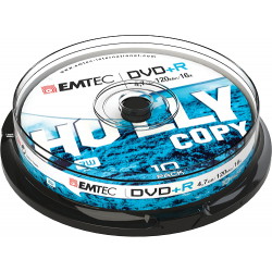 DVD Emtec +R 4.7GB Cakebox 10