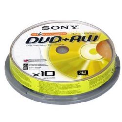 DVD Sony +RW 4.7GB 10бр. шпиндел