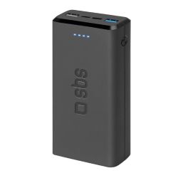 Батерия SBS 20000mAh, 2xUSB А, black  93948
