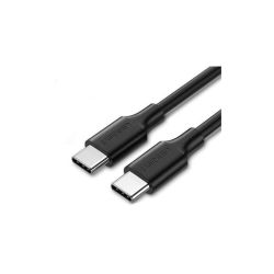 Кабел Ugreen US286 USB-C/USB-C 3A,Data,  1m. черен