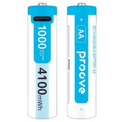 Батерии Proove Акум AA 1.5V 4100mWh Type-C 2бр RBCE40702002