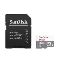 Карта памет SanDisk Ultra microSDXC128GB+SD адаптер 100MB/s Class 10