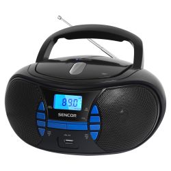 Преносим радио-CD плейър Sencor SPT-2700BK