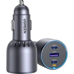 Зарядно устройство Ugreen За кола EC703 2x USB-C + 1x USB-A 75W