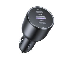 Зарядно устройство Ugreen EC705 за кола  2xUSB-C +USB A – 130W