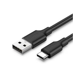 Кабел Ugreen US287 USB A/USB-C 3A, 1m. черен