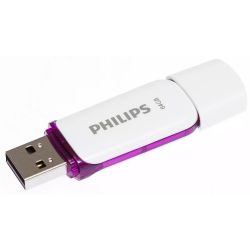 USB Flash Drive Philips USB 2.0 64GB Snow лилав