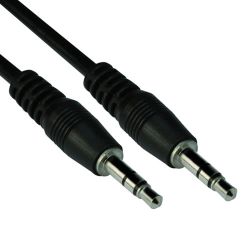 Кабел Vcom CV-201 3.5mm Stereo M / M 1m