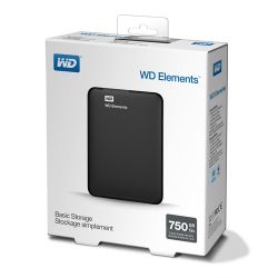 HDD Western Digital 750GB USB 3.0 Elements ZG7500ABK