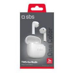 Слушалки SBS ONE COLOR Bluetooth TWS White 43107